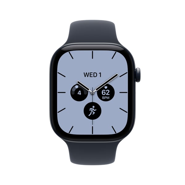 Apple Watch Series 12 OLED 46 mm Digital 416 x 496 pixel Berøringsskærm 5G Blå Wi-Fi GPS (satellit)