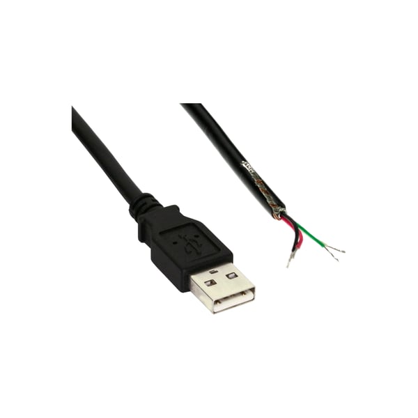 InLine 34520Z USB-kabel 2 m Sort