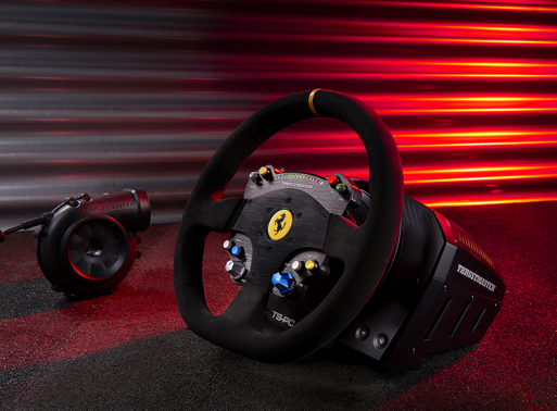 Thrustmaster TS-PC Racer Ferrari 488 Challenge Edition Sort USB 2.0 Rat Analog/digital