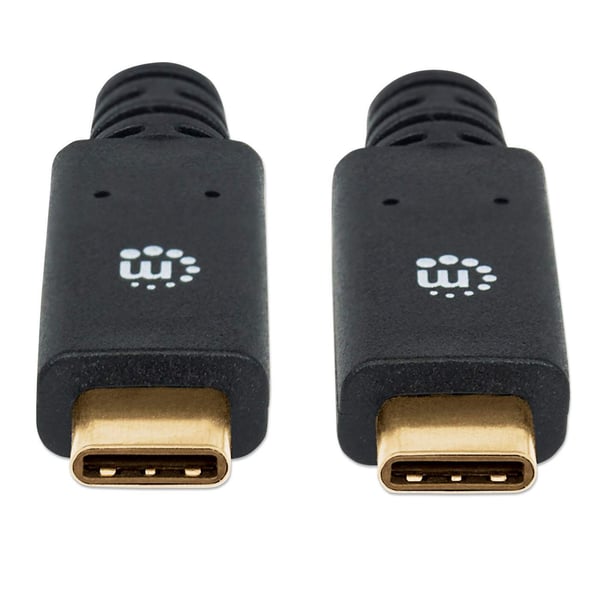 Manhattan 354905 USB-kabel USB 3.2 Gen 1 (3.1 Gen 1) 2 m USB C 5 Gbit/sek. Sort