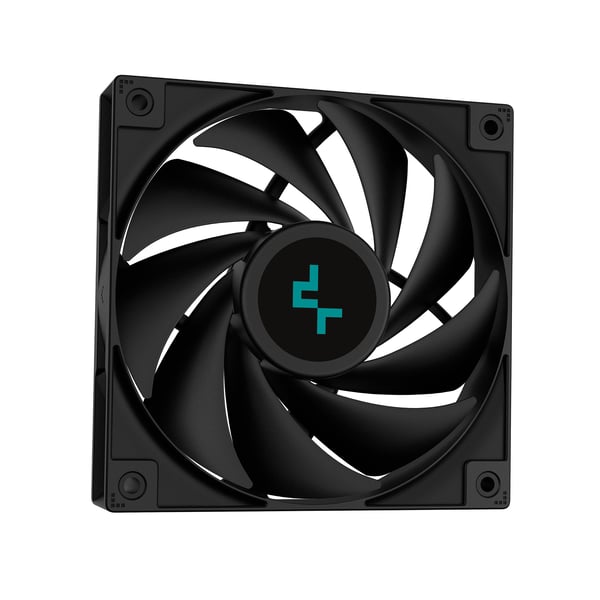 DeepCool LS720S Zero Dark Suoritin All-in-one-nesteenjäähdytin 12 cm Musta 1 kpl