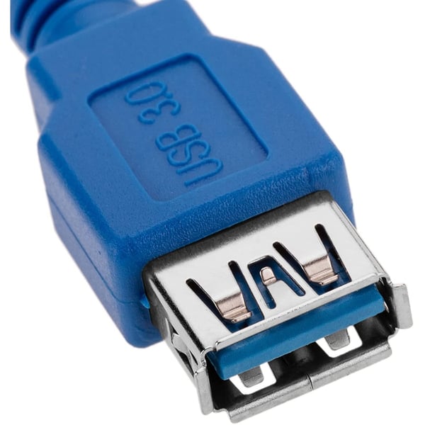 Techly 3.0m USB 3.0 A M/F USB-kabel USB 3.2 Gen 1 (3.1 Gen 1) 3 m USB A 5 Gbit/sek. Blå