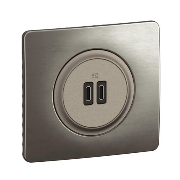 Legrand CY0154 stikkontakt Sølv