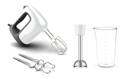 Moulinex Prep'Mix+ HM462110 røremaskine og mikser Håndmixer 500 W Hvid