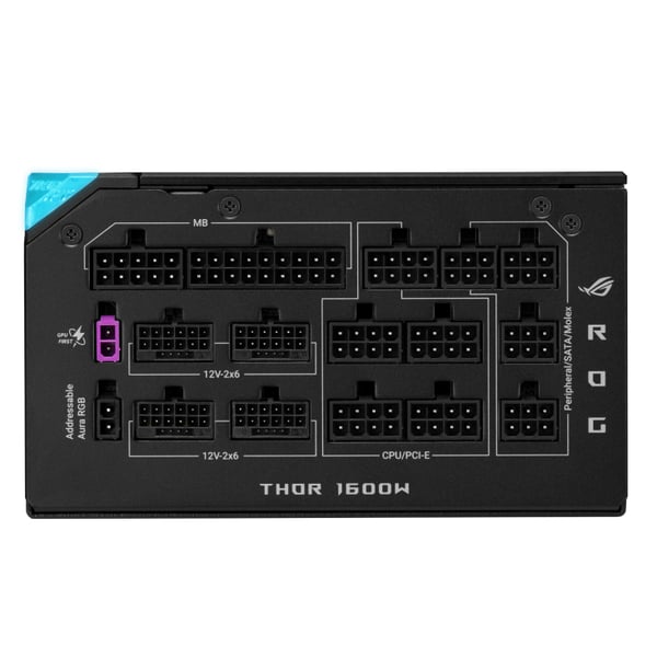 ASUS ROG -THOR-1600T3-GAMING-EVO enhed til strømforsyning 1600 W 20+4 pin ATX ATX Grå