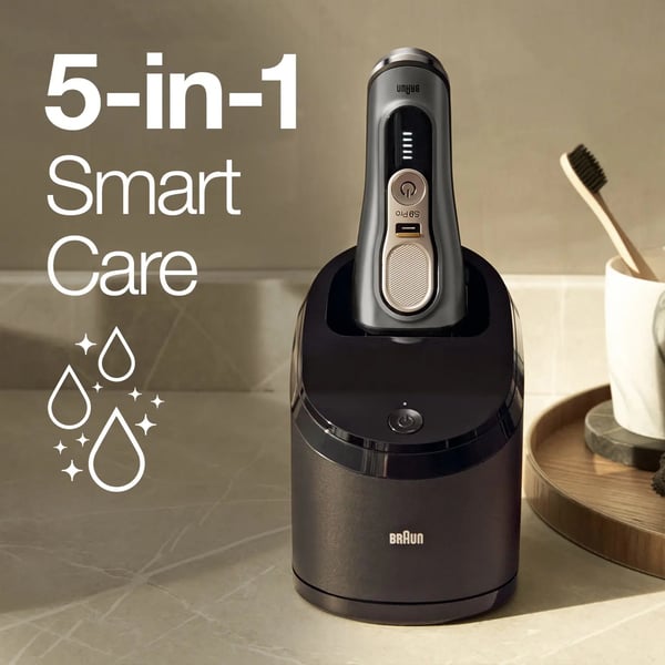 Braun Series 9 Pro 9485cc Folierakapparat Trimmer Svart, Silver