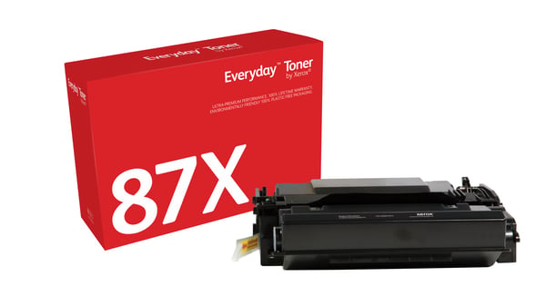 Everyday™ Mustavalko Toner by Xerox compatible with HP 87X (CF287X), High capacity