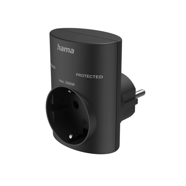 Hama 223322 smart stik 3680 W Hjem Sort