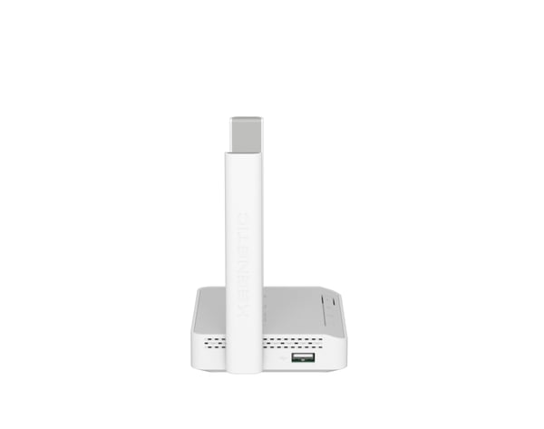 Keenetic Carrier (KN-1721) trådløs router Hurtigt ethernet Dual-band (2,4 GHz / 5 GHz) Grå, Hvid
