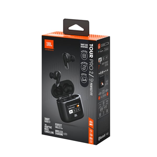 JBL Tour Pro 2 Kuulokkeet Langaton In-ear Puhelut/Musiikki Bluetooth Musta