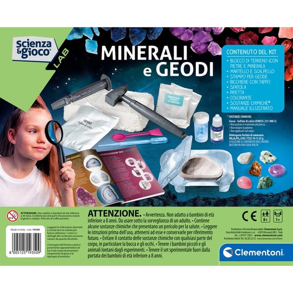 Clementoni Science & Jeu laboratoire 19350 vetenskapslåda och -leksak för barn