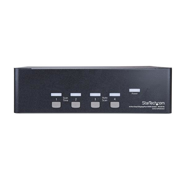 StarTech.com 4-portars Dual DisplayPort KVM-switch