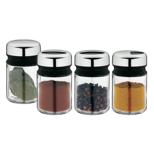 WMF 4000530641489 Sort, Transparent 4 stk