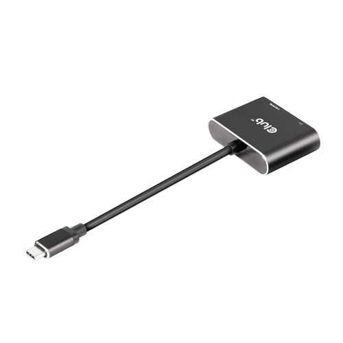 CLUB3D CSV-1552 USB grafisk adapter Sort