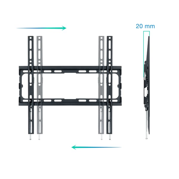 TooQ LP1070F-B tv-beslag 177,8 cm (70") Sort