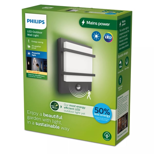 Philips 8720169263734 udendørsbelysning Udendørs vægbelysning LED A
