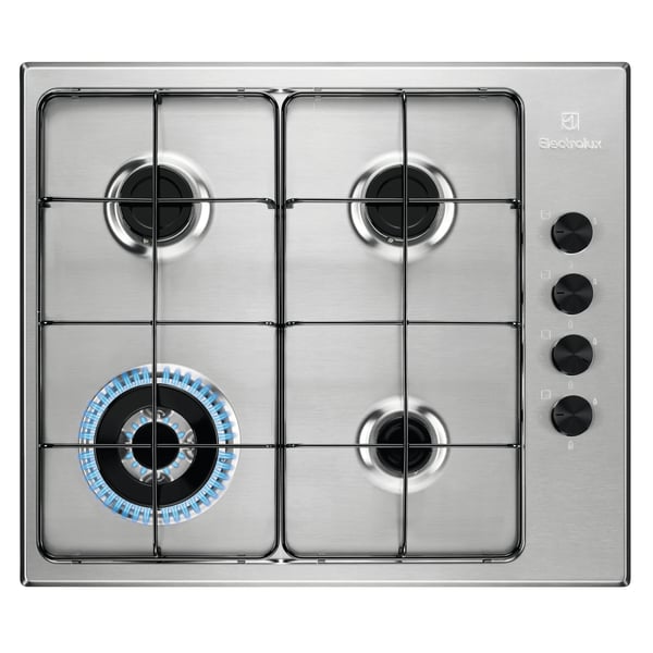 Electrolux EGS6414X Rustfrit stål Indbygget 60 cm Gaskomfur 4 zone(s)