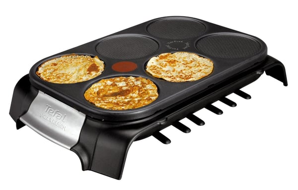 Tefal PY558813 crêpe-pannu 6 kreppi(ä) 1000 W Musta