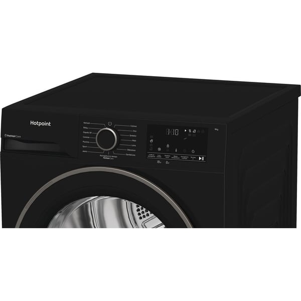 Hotpoint HPT 94D BBS IT tørretumbler Fritstående Front-læsning 9 kg Sort