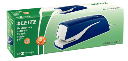 Leitz Elektrisk hæftemaskine 5532, kontaktløs, 10 ark