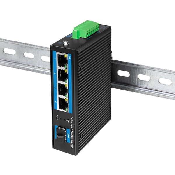 LogiLink NS204 nätverksswitchar Ohanterad Gigabit Ethernet (10/100/1000) Svart
