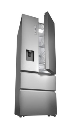 Hisense RF632N4WIE1 side-by-side køle-fryseskab Fritstående 485 L Rustfrit stål