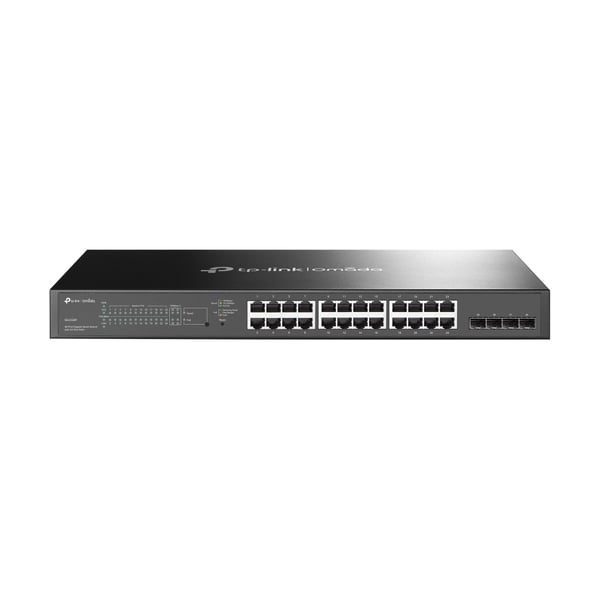 TP-Link Omada TL-SG2428P Administreret L2/L2+ Gigabit Ethernet (10/100/1000) Strøm over Ethernet (PoE) 1U Sort TP-Link Omada TL-SG2428P Administreret L2/L2+ Gigabit Ethernet (10/100/1000) Strøm over Ethernet (PoE) 1U Sort
