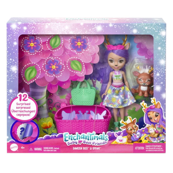 Enchantimals Baby Best Friends DANESSA DEER nukke ja SPRINT