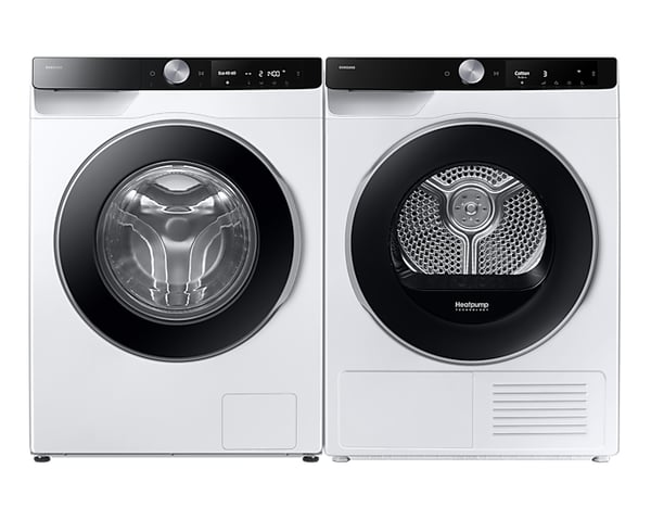 Samsung WW11DG6B25LKU3 vaskemaskine Front-læsning 11 kg 1400 rpm Hvid