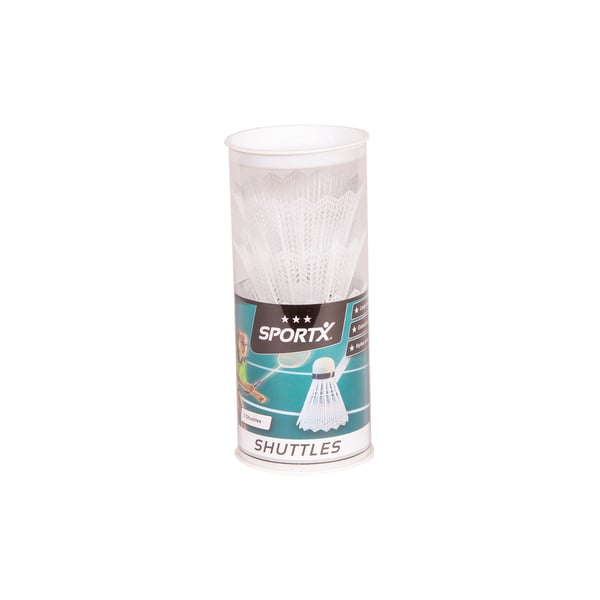 SportX 2004248 badminton ketsjer Plast Hvid