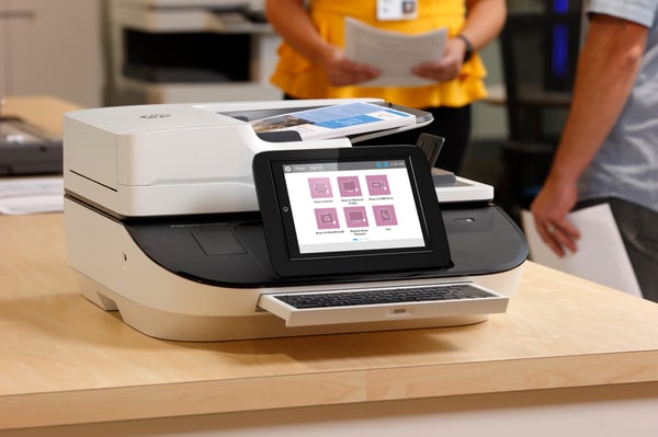 HP Digital Sender Flow 8500fn2 - Dokumentscanner - Flatbedscanner: CCD / ADF: CIS - Duplex - 216