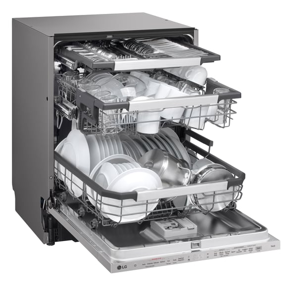 LG DB597TXS Fuldt indbygget 14 kuverter