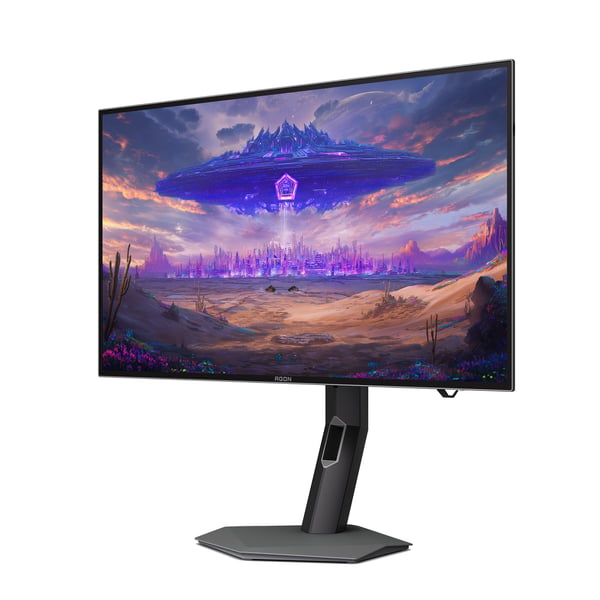 AOC AGON PRO AGP277QKDC platta pc-skärmar 67,3 cm (26.5") 2560 x 1440 pixlar Quad HD OLED Grå
