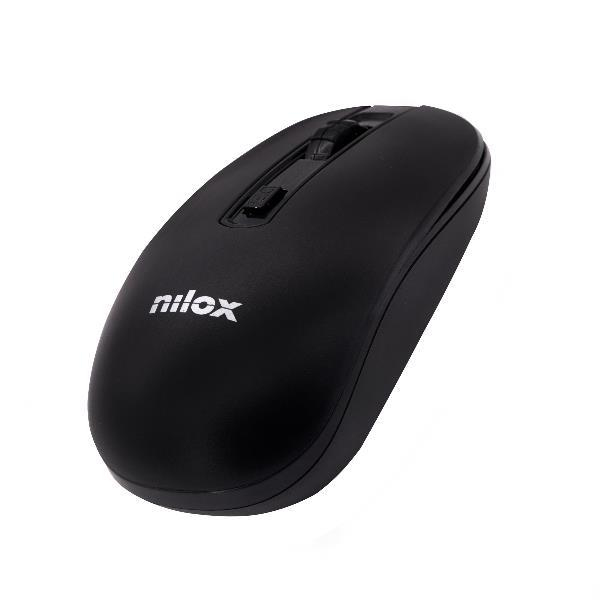 Nilox MOUSE WIRELESS BLACK 1000 DPI mus Wi-Fi Optisk 1600 dpi Nilox MOUSE WIRELESS BLACK 1000 DPI mus Wi-Fi Optisk 1600 dpi