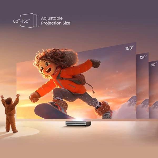 Hisense PX3-PRO Ultra short throw-projektor 2700 ANSI-lumen DLP UHD 4K (3840x2160) Svart, Mörkgrå