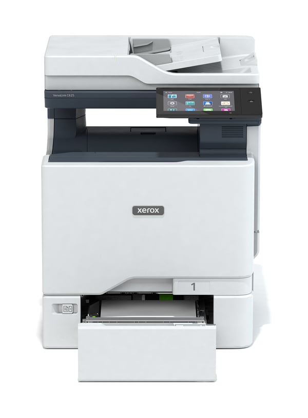 Xerox VersaLink C625 A4 50 sid/min dubbelsidig kopiering/utskrift/scanning/fax, PS3 PCL5e/6, 2 magasin totalt 650 ark