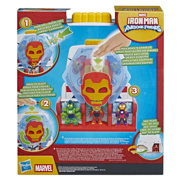Marvel Iron Man Serien Marvels Iron Man and his Awesome Friends på Disney Jr. Hall of Armor-lekset