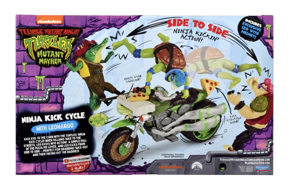 Teenage Mutant Ninja Turtles Movie Vehicle Drive N Kick Cycle