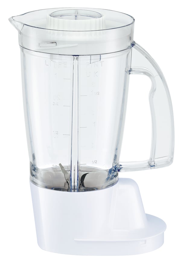 Moulinex FP5441 monitoimikone 800 W 2,2 L Valkoinen, Hopea, Harmaa