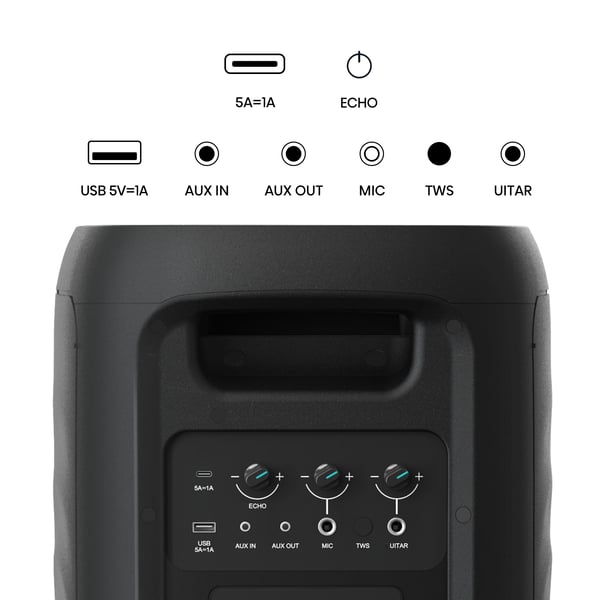 Hisense Party Thunder Juhlakaiutin Musta 620 W