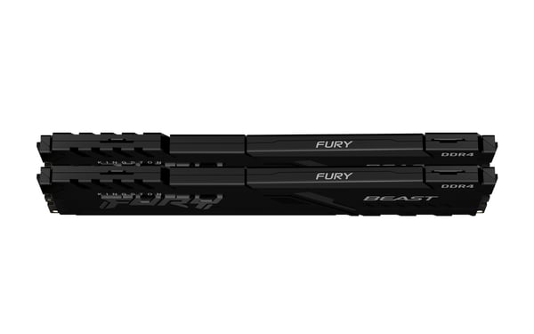 Kingston Technology FURY Beast 32GB 3200MT/s DDR4 CL16 DIMM (Sæt med 2) Black