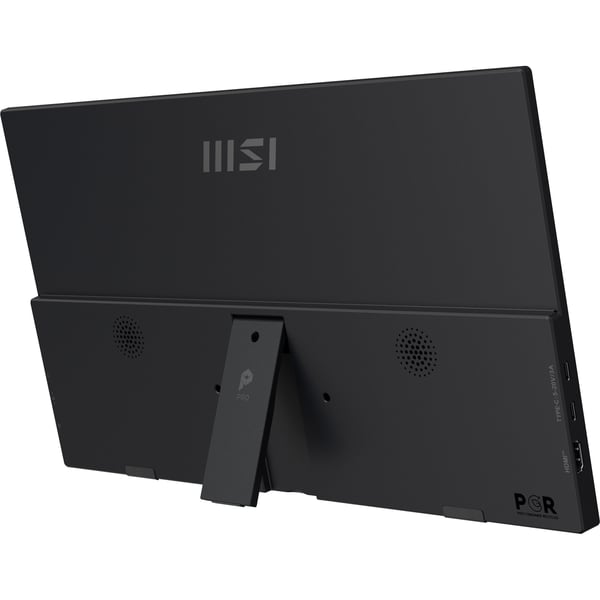 MSI PRO MP165DE E6 bärbar tv-apparat och monitor Bärbara monitor Svart 39,6 cm (15.6") LED 1920 x 1080 pixlar