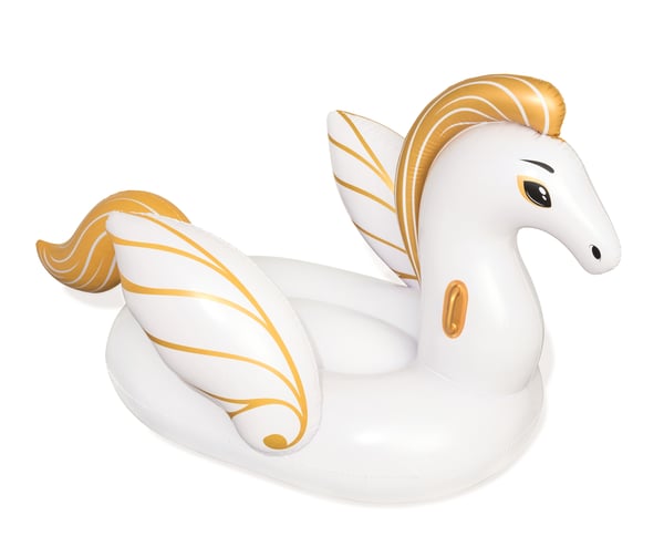 Bestway 41118 pool- och badmadrass Guld, Vit Vinyl Sittbadleksak