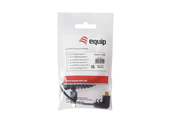 Equip 128889 USB-kabel USB 2.0 1 m USB C 0,48 Gbit/sek. Sort