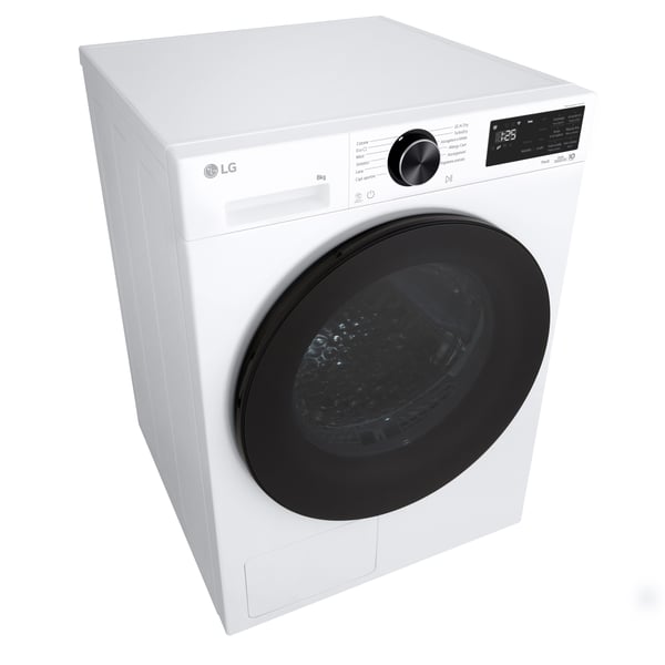 LG RHX7010TLB tørretumbler Fritstående Front-læsning 10 kg Hvid