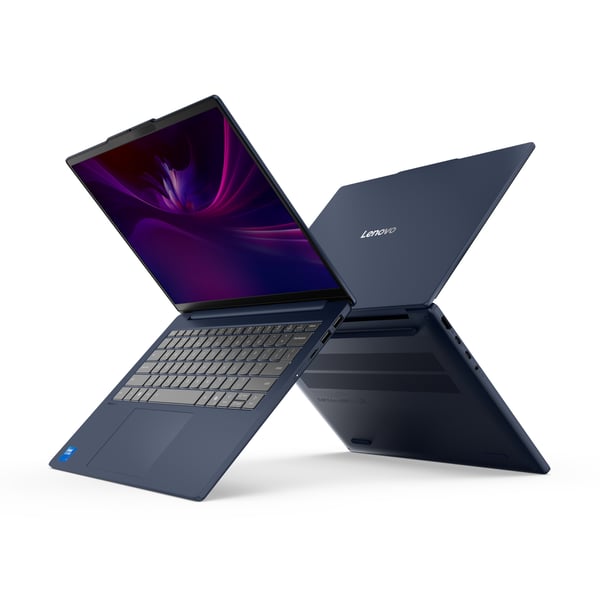 Lenovo IdeaPad Slim 5 14AKP10 Copilot+ PC AMD Ryzen AI 5 330 Laptop 35,6 cm (14") WUXGA 16 GB DDR5-SDRAM 512 GB SSD Wi-Fi 7 (802.11be) Windows 11 Home Tysk Blå