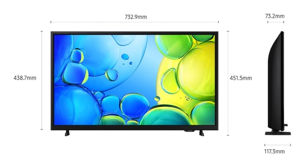 Samsung UE32F6000FUXZT TV 81,3 cm (32") Fuld HD Smart TV Wi-Fi Sort