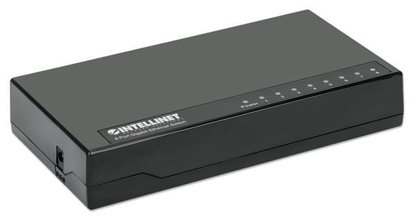 Intellinet 561754 netværksswitch Gigabit Ethernet (10/100/1000) Sort
