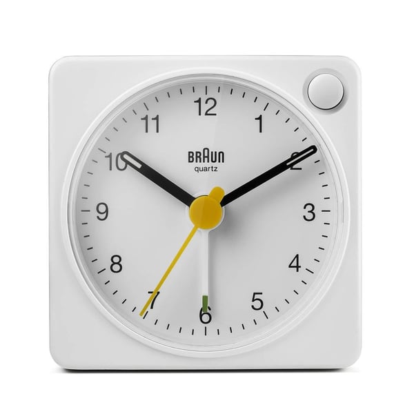 Braun BC02XW Quartz-väckarklocka Vit