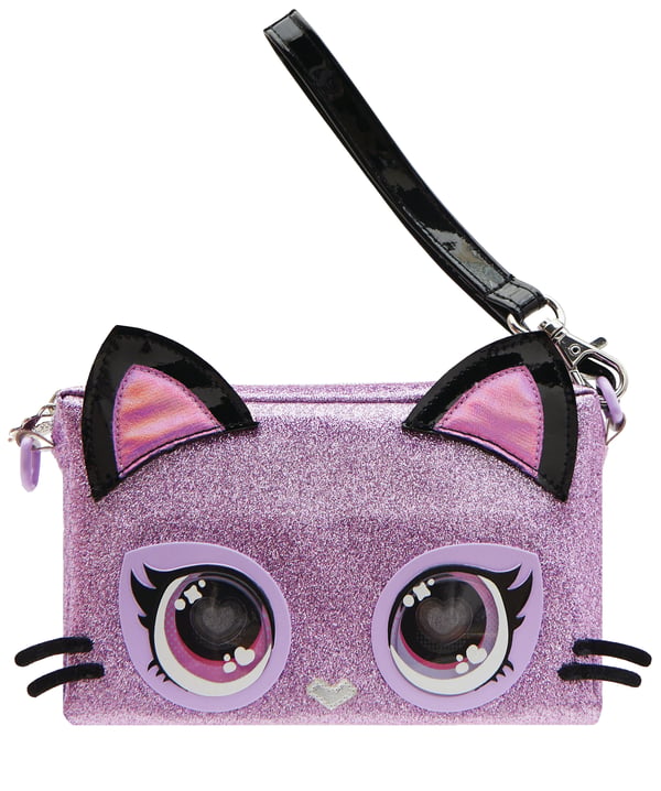 Purse Pets BAG INA PursePets Wristlet Kitty GML Sort, Lyserød Pige Lille håndtaske